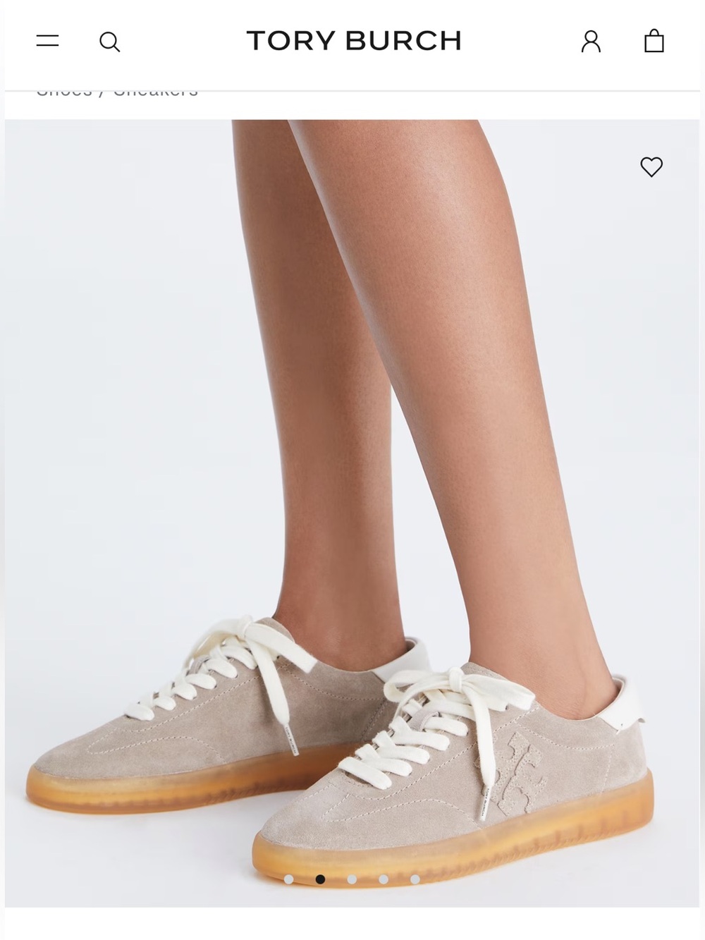 Tory Burch Suede Sneakers
